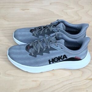 Hoka Solimar Training Sneakers Gray Black Athletic Mens Sz 11D